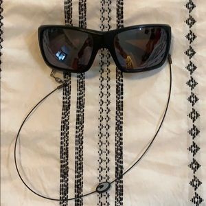 Men’s Costa Sunglasses. Black frame brown lense